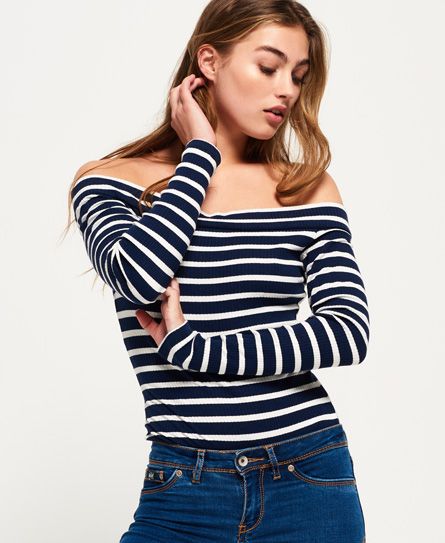 Superdry Lucie Bardot Knit Top