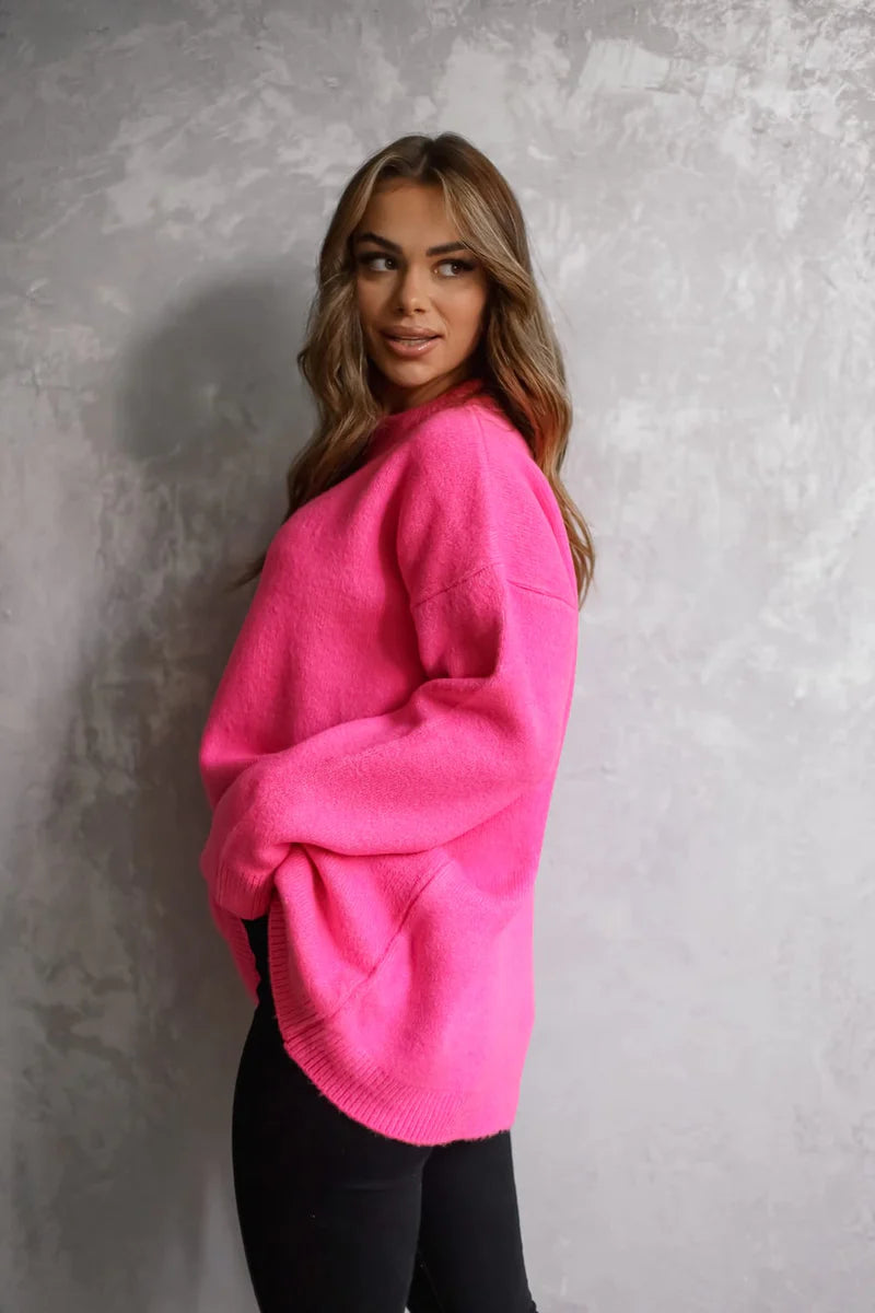 Thick Smooth COZY Pink Sweater