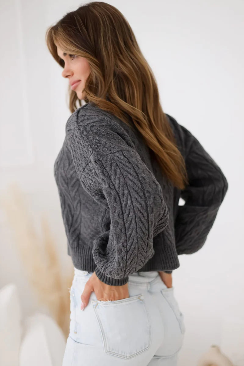 Madison Grey Turtleneck Sweater