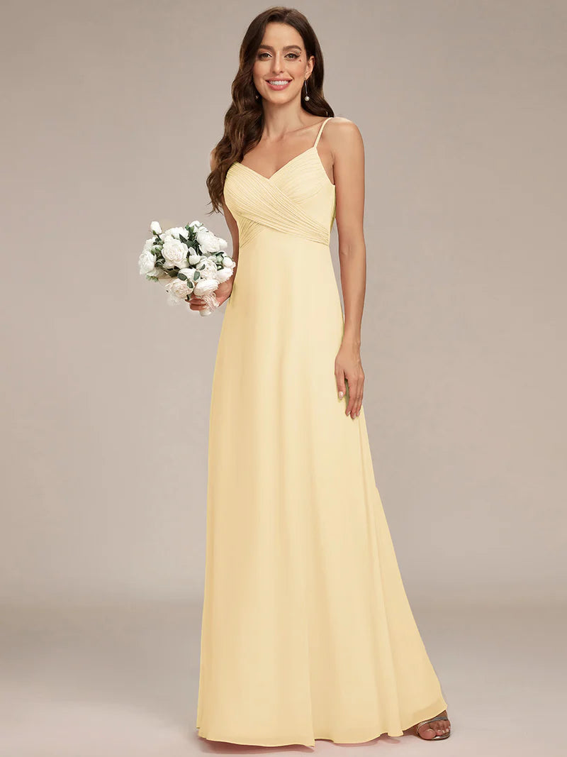 Sleeveless A-Line Evening Dress – Elegant Formal Gown for Special Occasions