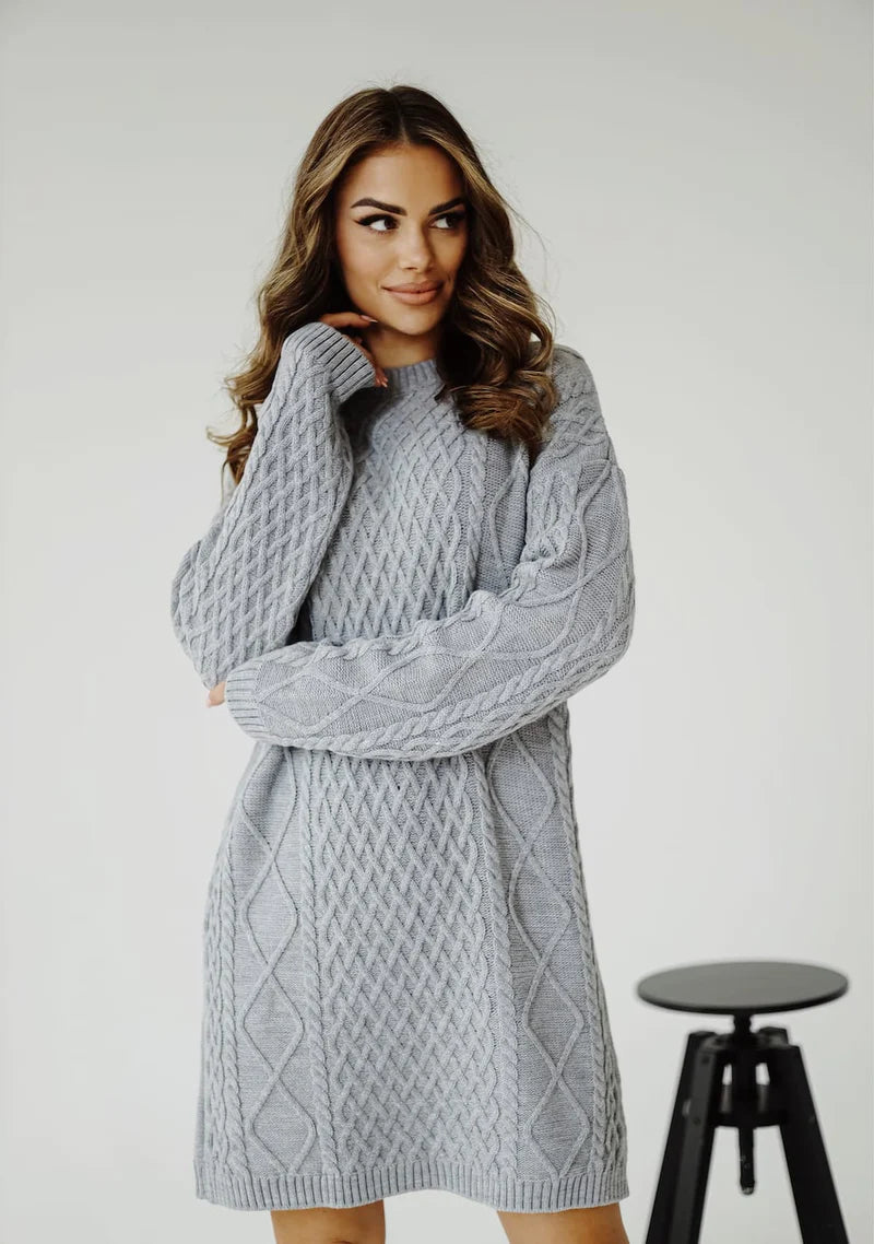 JOANNA Grey Sweater Tunic