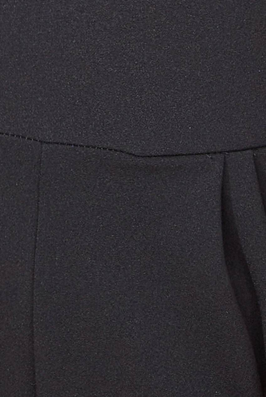 Black One-Shoulder Scuba Jumpsuit – Sleek & Modern Formalwear for Any Occasion - Biamonde