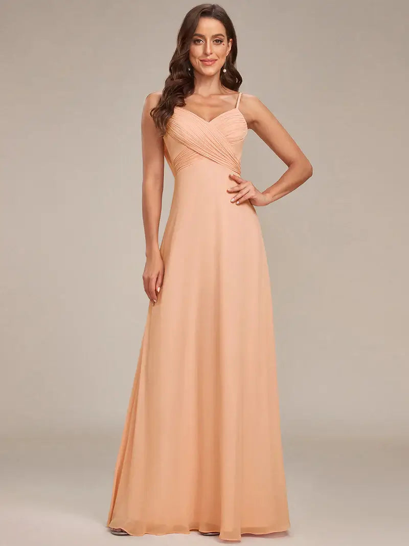 Elegant Sleeveless A-Line Evening Dress for Formal Occasions