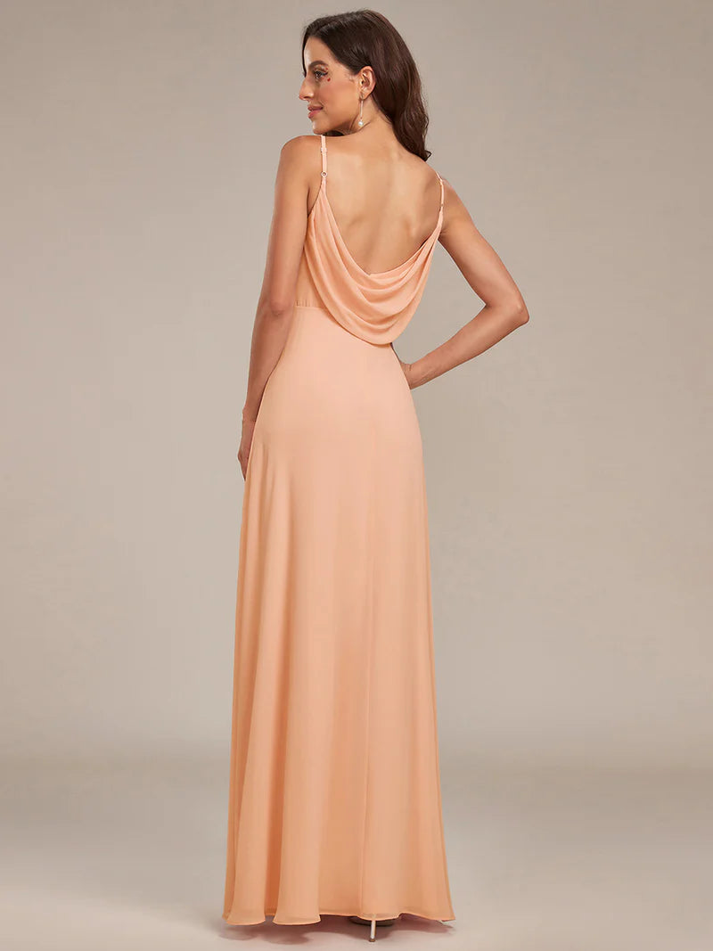 Elegant Sleeveless A-Line Evening Dress for Formal Occasions