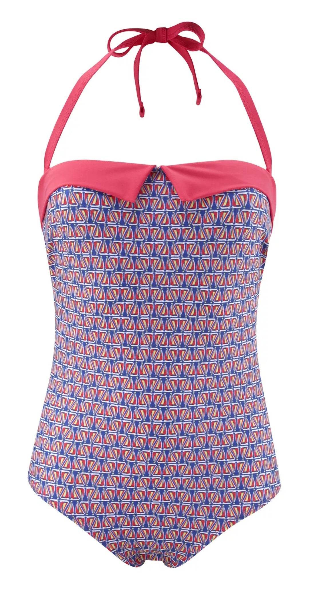 Panache Cleo Pippa Bandeau Swimsuit – Underwired Strapless Swimwear for Fuller Bust - Biamonde