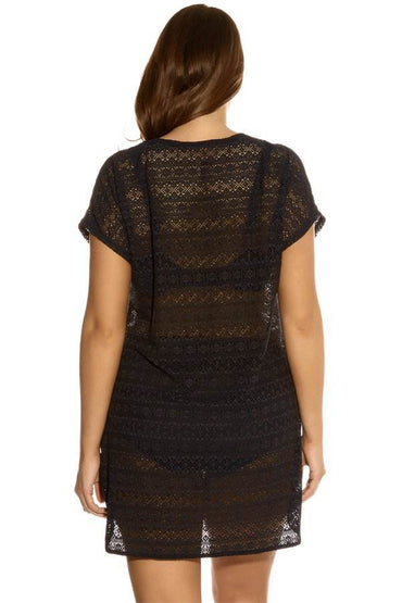 Elomi Kissimmee Black Cover Ups Tunic - Biamonde