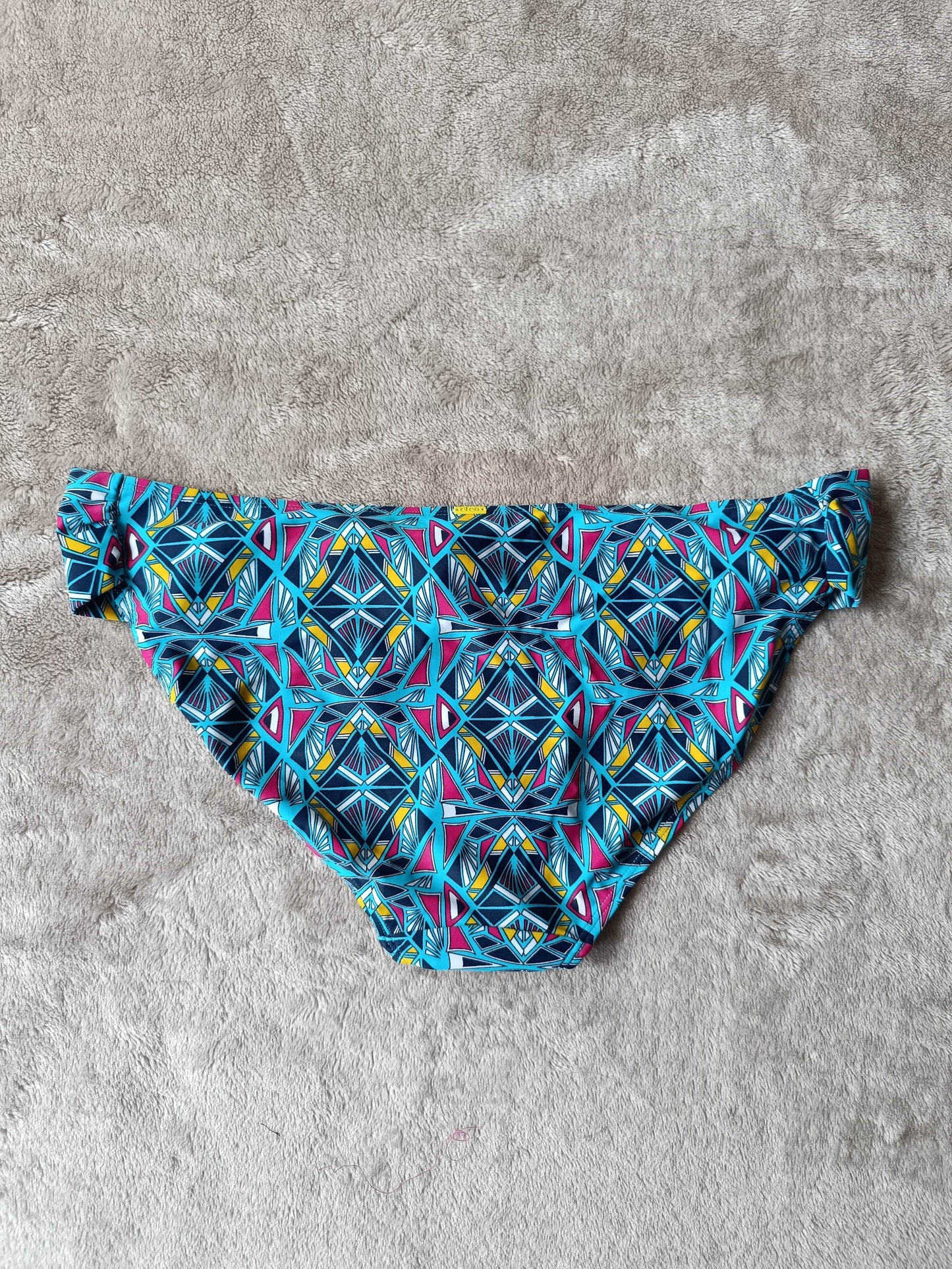 Jecca Aztec Print Gathered Bikini Brief - Cleo Swim - Biamonde