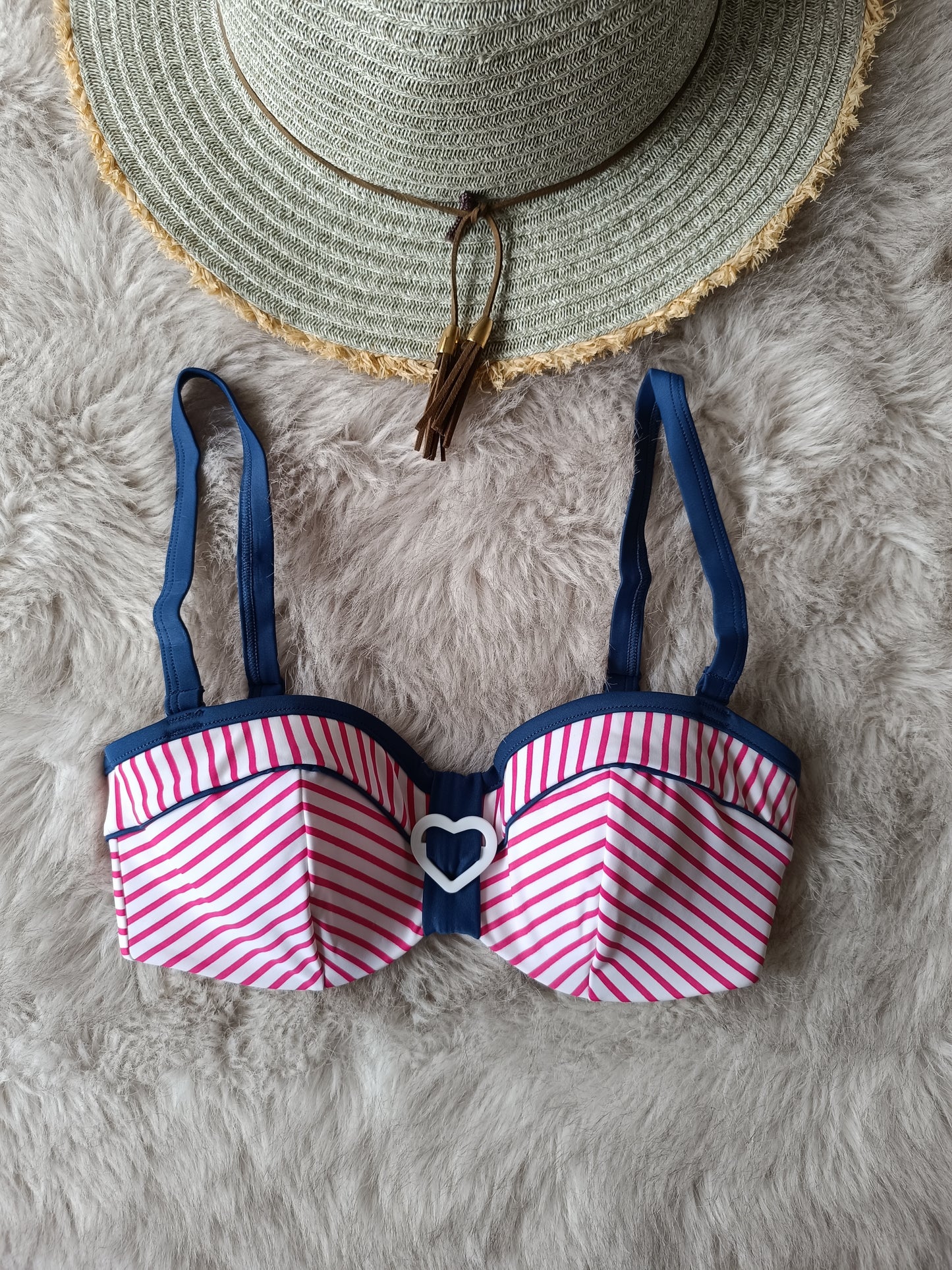 Cleo By Panache Lucille Bandeau Strawberry Top.