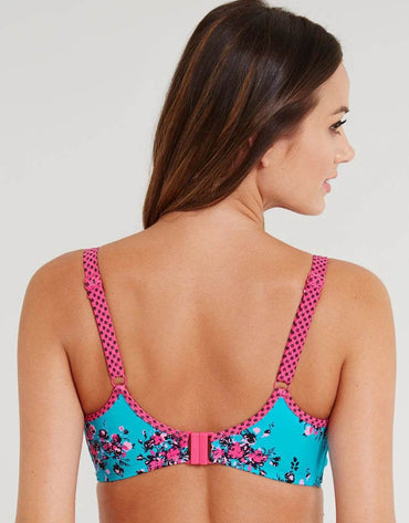 Curvy Kate Women's Beach Bloom Moulded Underwired Bikini Top - Biamonde