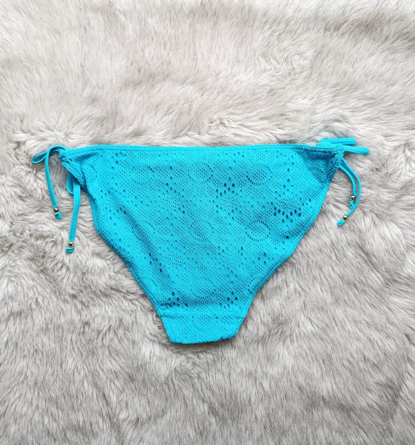 Lepel Summer Days Tie Side Bikini Blue Swim Bottom - Biamonde