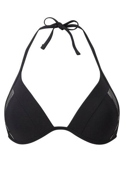 Lepel Helena Black Triangle Bikini Top - Biamonde