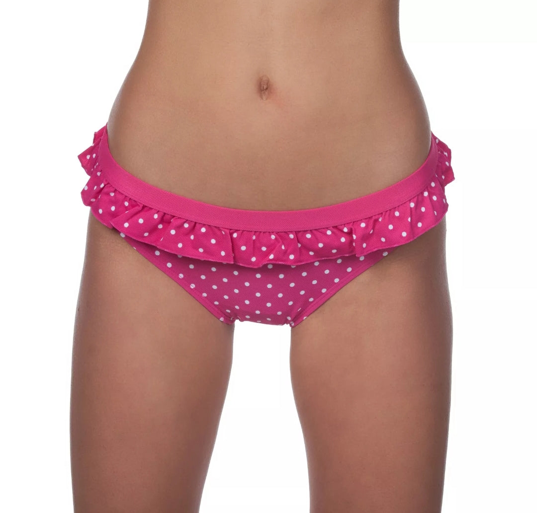Cleo By Panache Betty Bikini Briefs, Pink Betty Bikini Frill