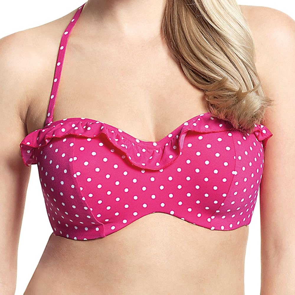 Panache Cleo Betty Bandeau Bikini Bra Pink