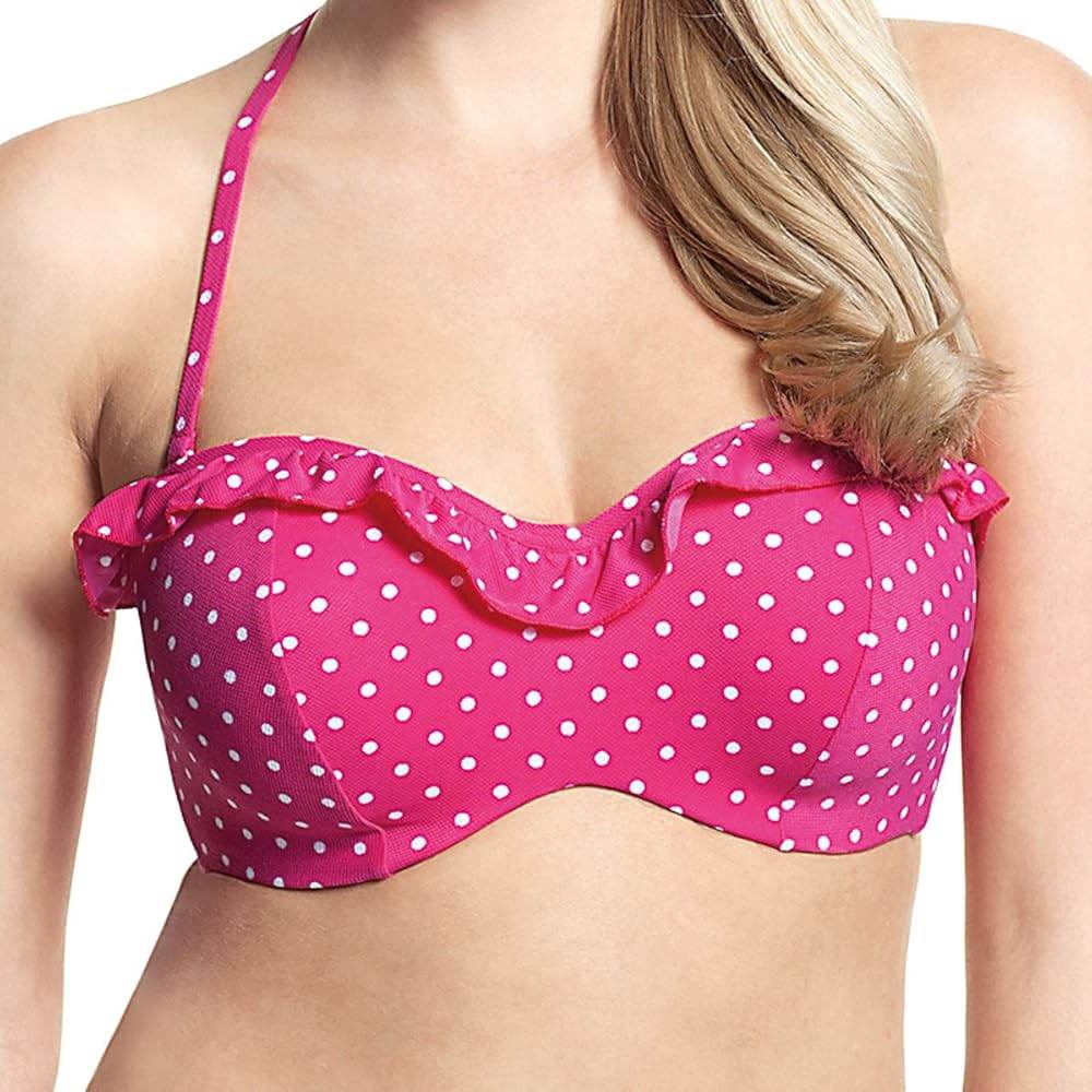 Panache Cleo Betty Bandeau Bikini Bra Pink - Biamonde