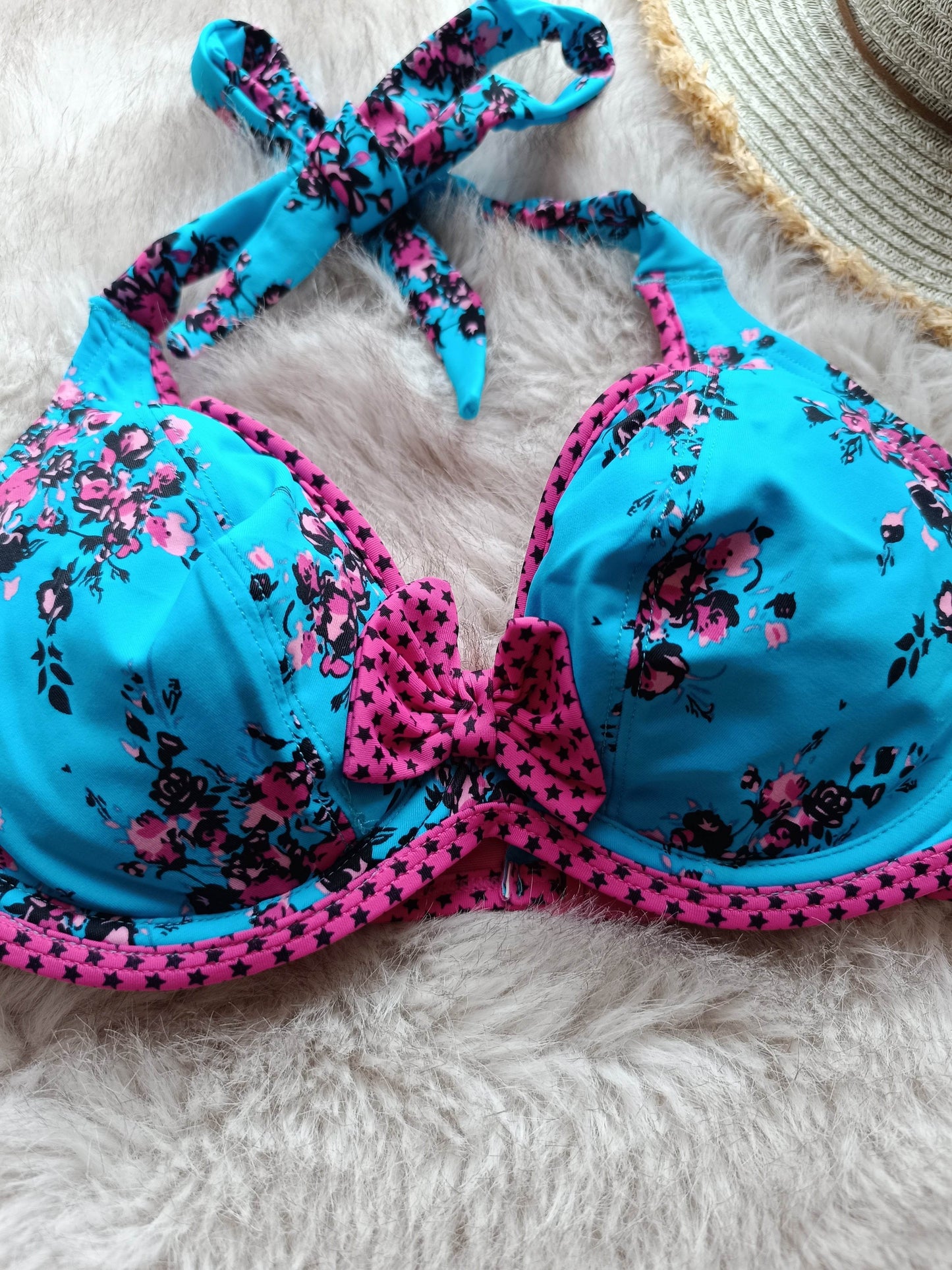 Curvy Kate Beach Bloom Underwired Halterneck Bikini Top - Biamonde