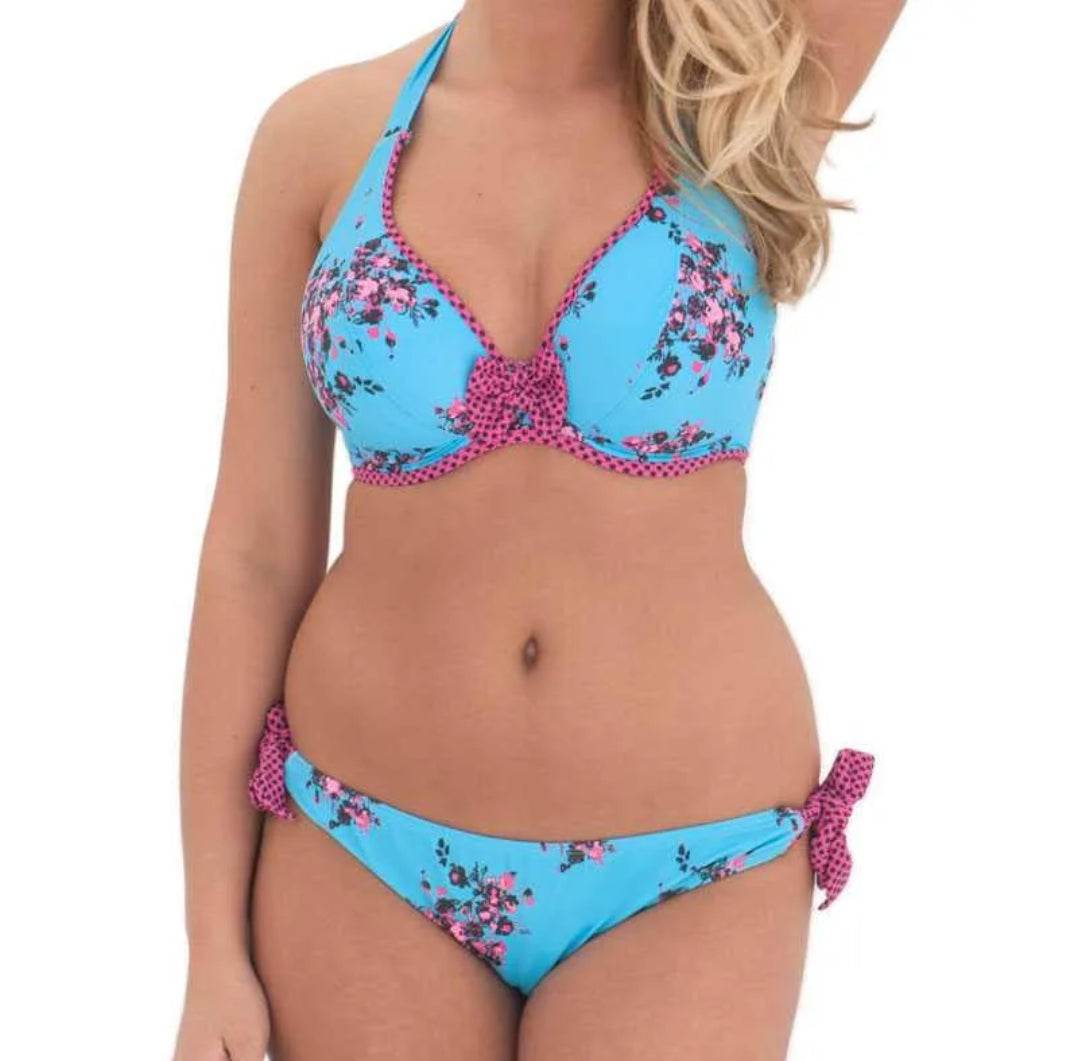 Curvy Kate Beach Bloom Underwired Halterneck Bikini Top - Biamonde