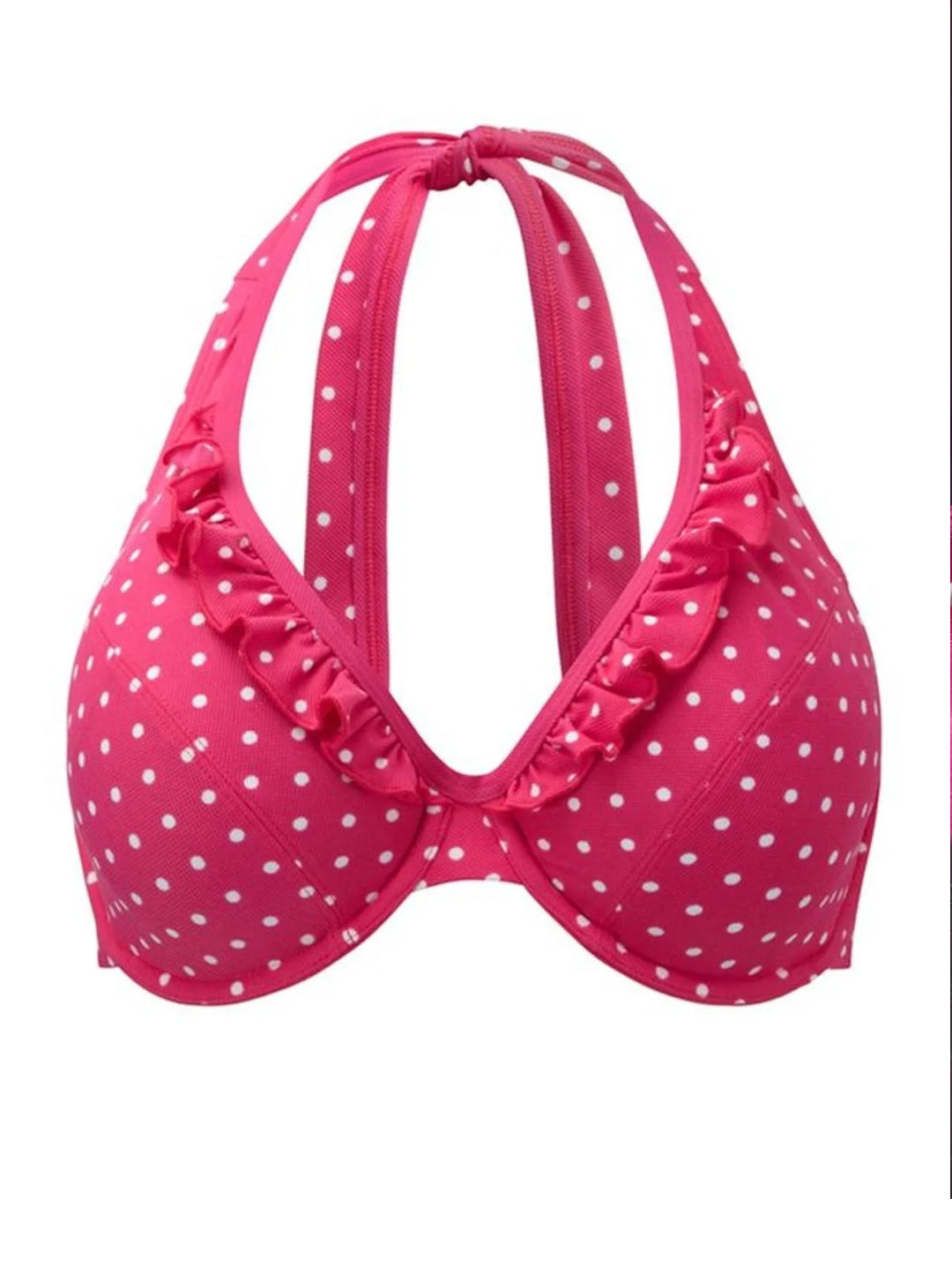 Cleo By Panache Betty, Pink Betty Halter Bikini Top