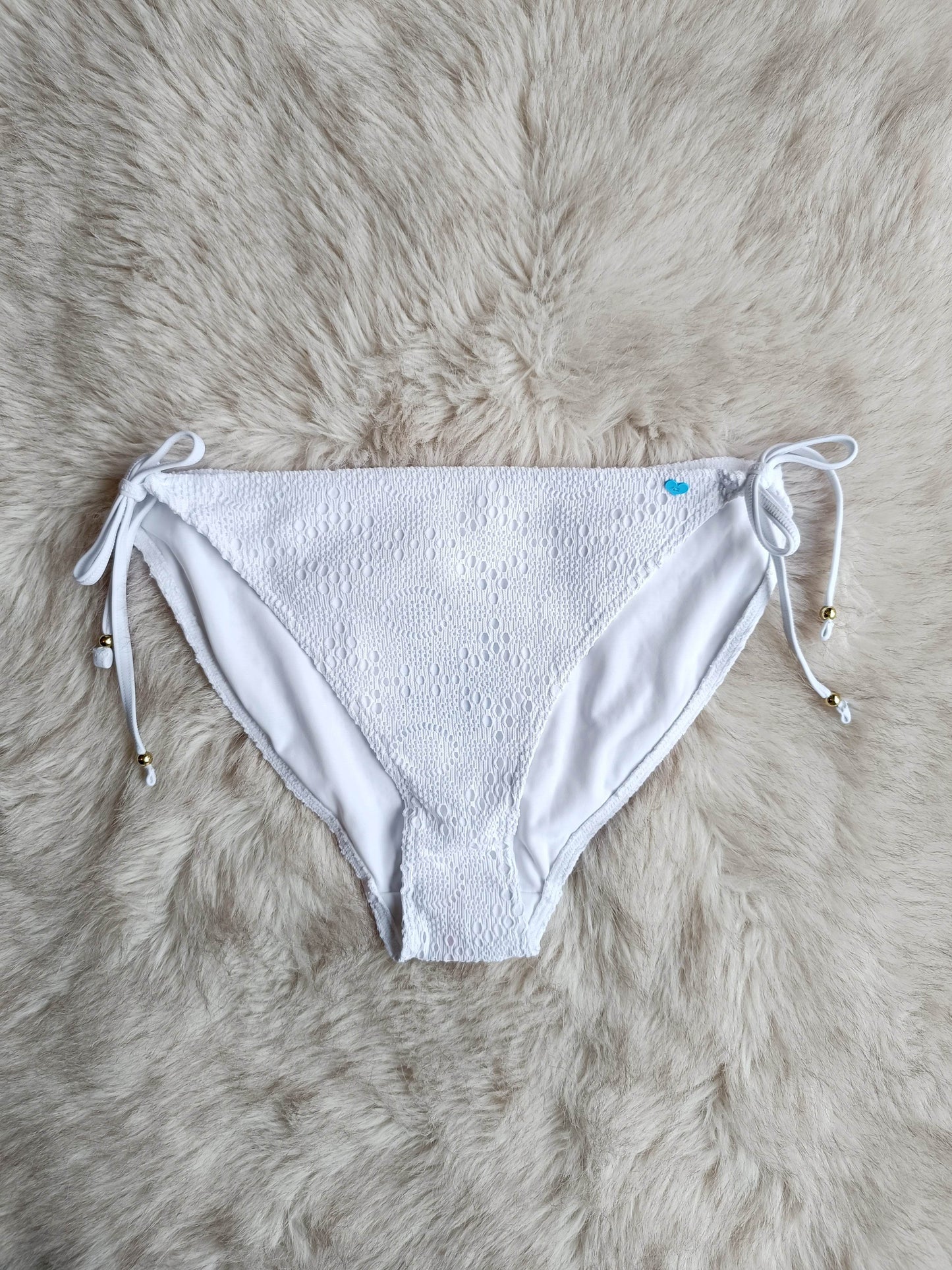 Lepel Summer Days Tie Side Bikini Blue Swim Bottom - Biamonde