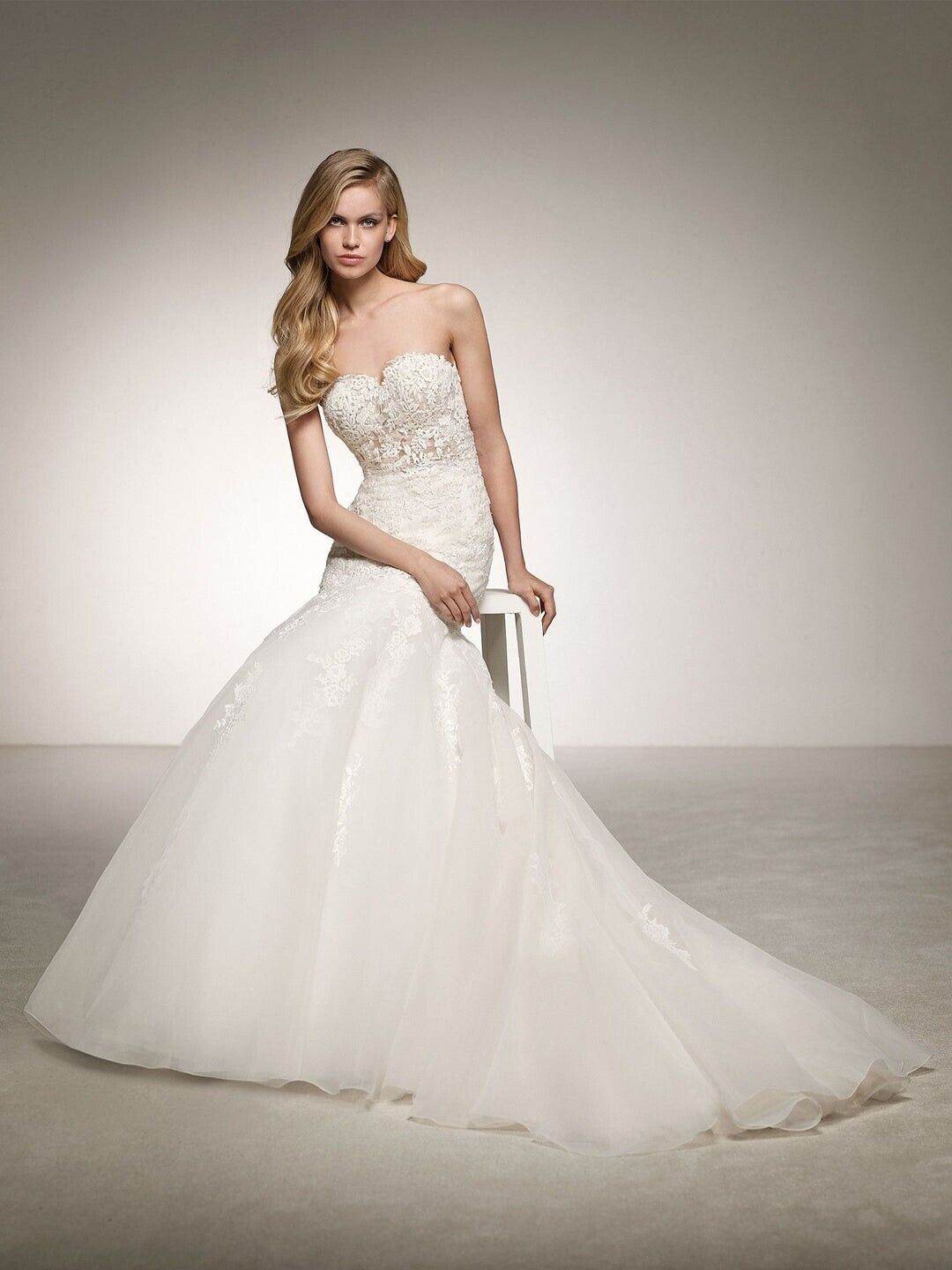 Novella Bridal Pronovias Diosa Ivory Wedding Dress - Biamonde