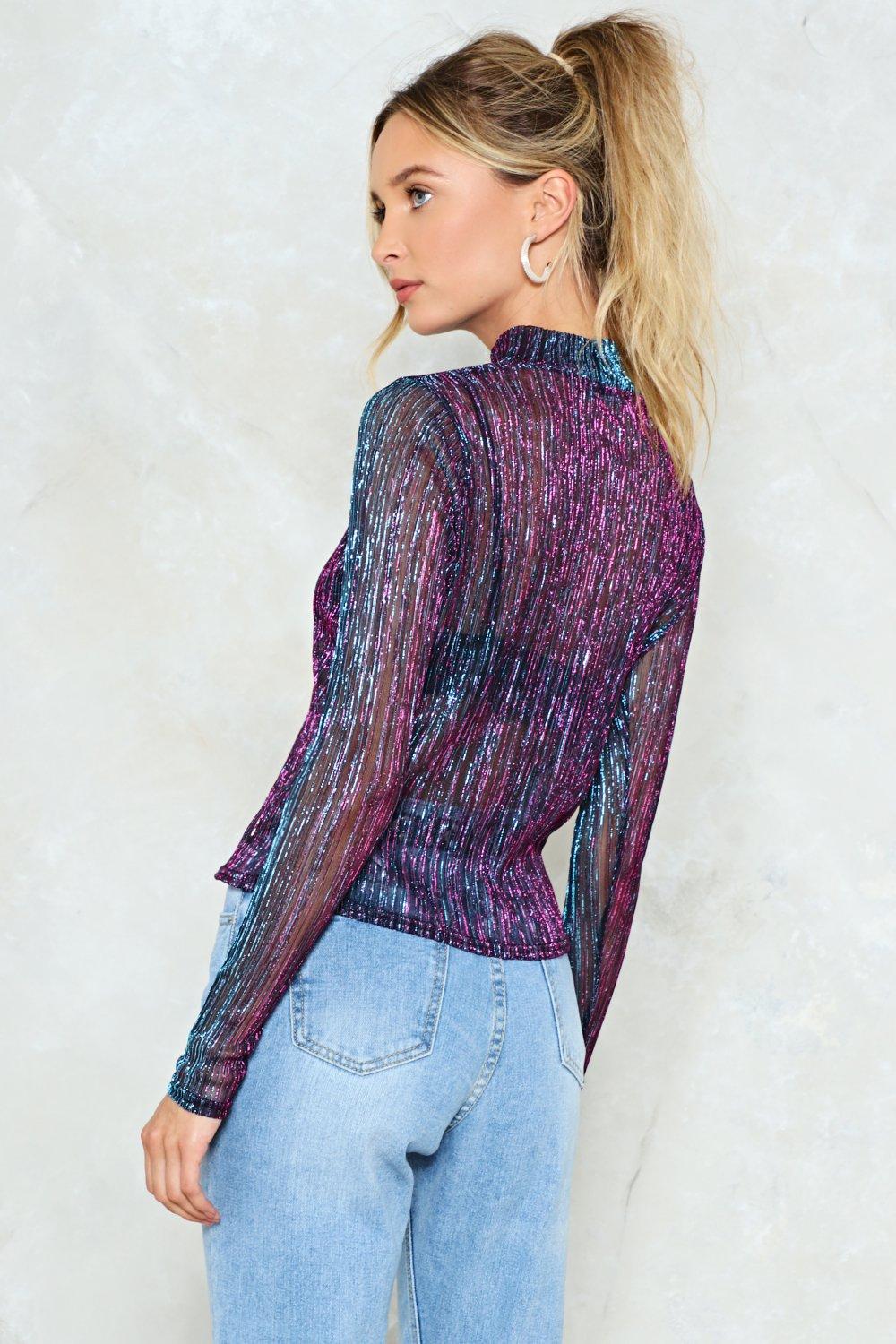 What I Like About You Glitter Top