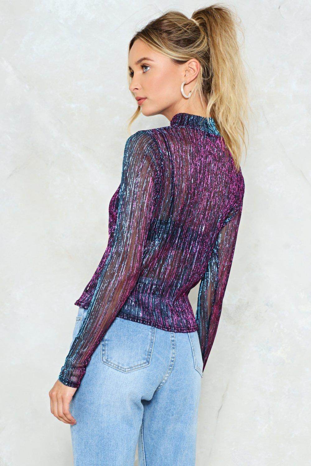 What I Like About You Glitter Top - Biamonde