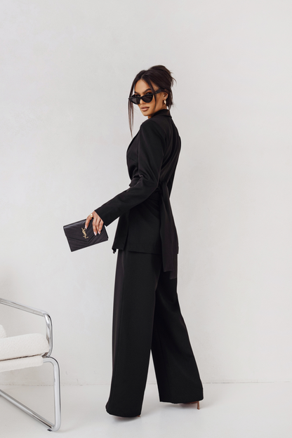 LaBalancia EMMA Women's Two-Piece Blazer & Wide-Leg Trouser Set