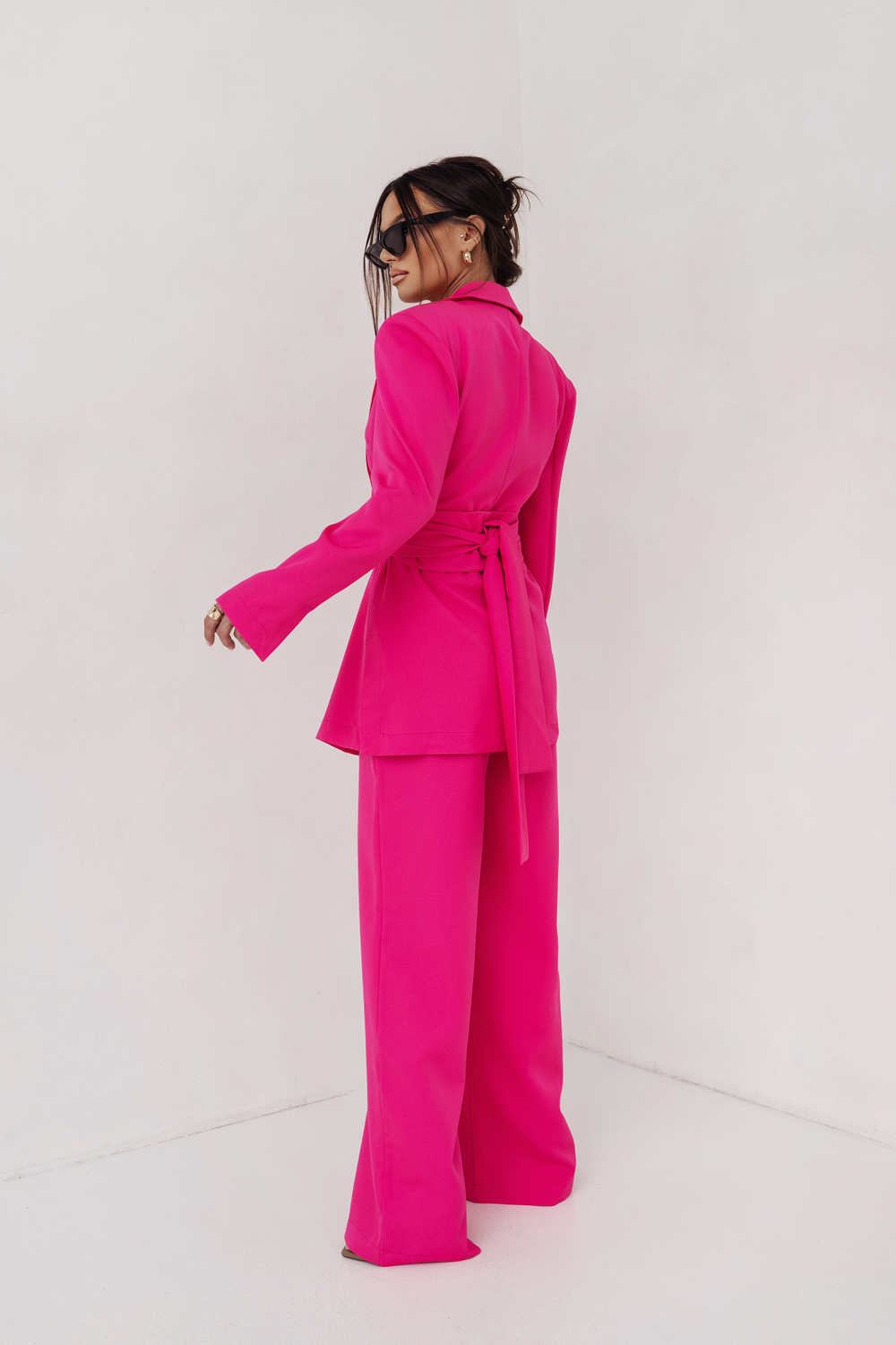 LaBalancia EMMA Women's Two-Piece Blazer & Wide-Leg Trouser Set