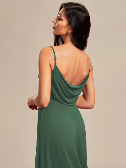 Sleeveless A-Line Evening Dress – Elegant Formal Gown for Special Occasions