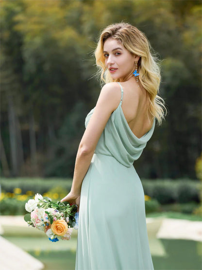 Sleeveless A-Line Evening Dress – Elegant Formal Gown for Special Occasions
