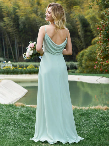 Sleeveless A-Line Evening Dress – Elegant Formal Gown for Special Occasions