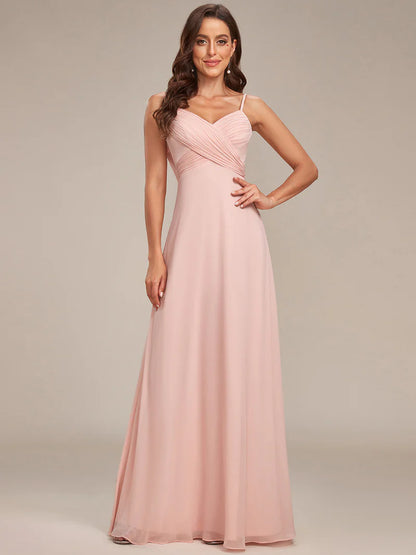 Sleeveless A-Line Evening Dress – Elegant Formal Gown for Special Occasions