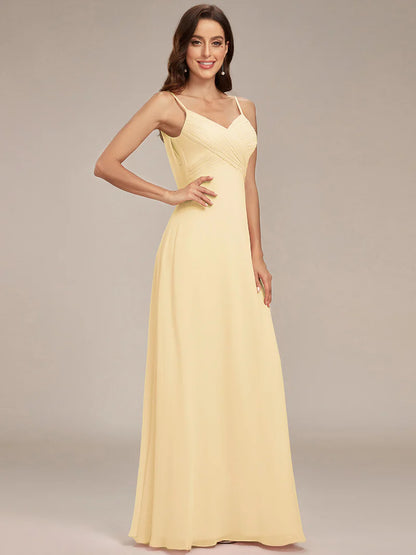Sleeveless A-Line Evening Dress – Elegant Formal Gown for Special Occasions
