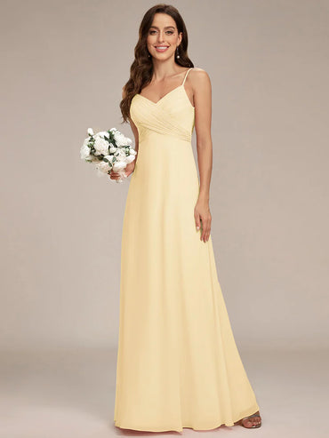 Sleeveless A-Line Evening Dress – Elegant Formal Gown for Special Occasions