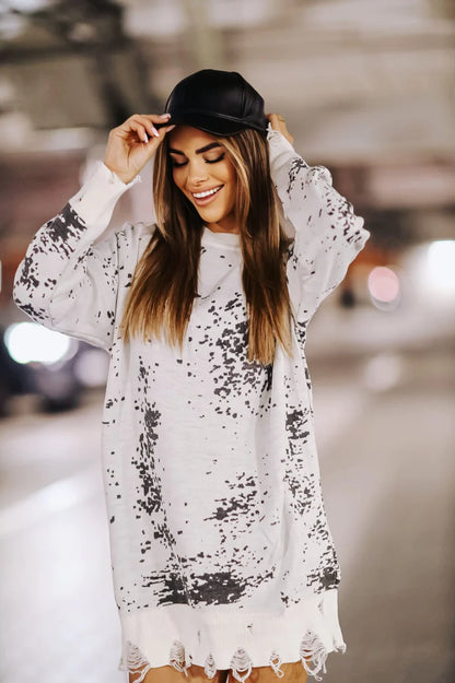 World White Sweater White Tunica