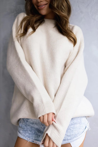 Thick Smooth COZY Beige Sweater