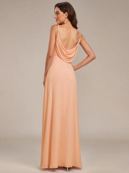 Elegant Sleeveless A-Line Evening Dress for Formal Occasions