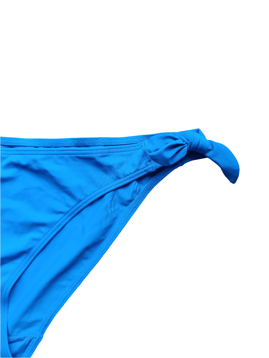 Lepel Bow blue bikini briefs with bow detail swimwear-blue