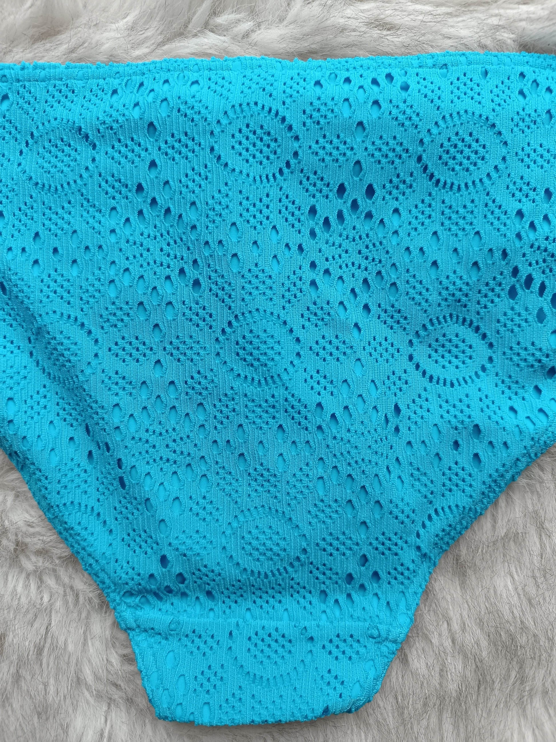 Lepel Summer Days blue tie side bikini swim bottom sky blue