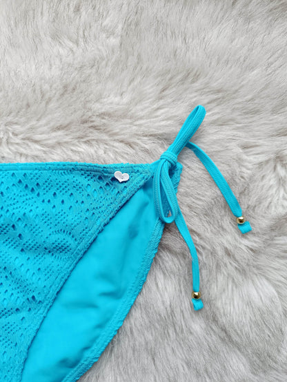 Lepel Summer Days blue tie side bikini swim bottom sky blue
