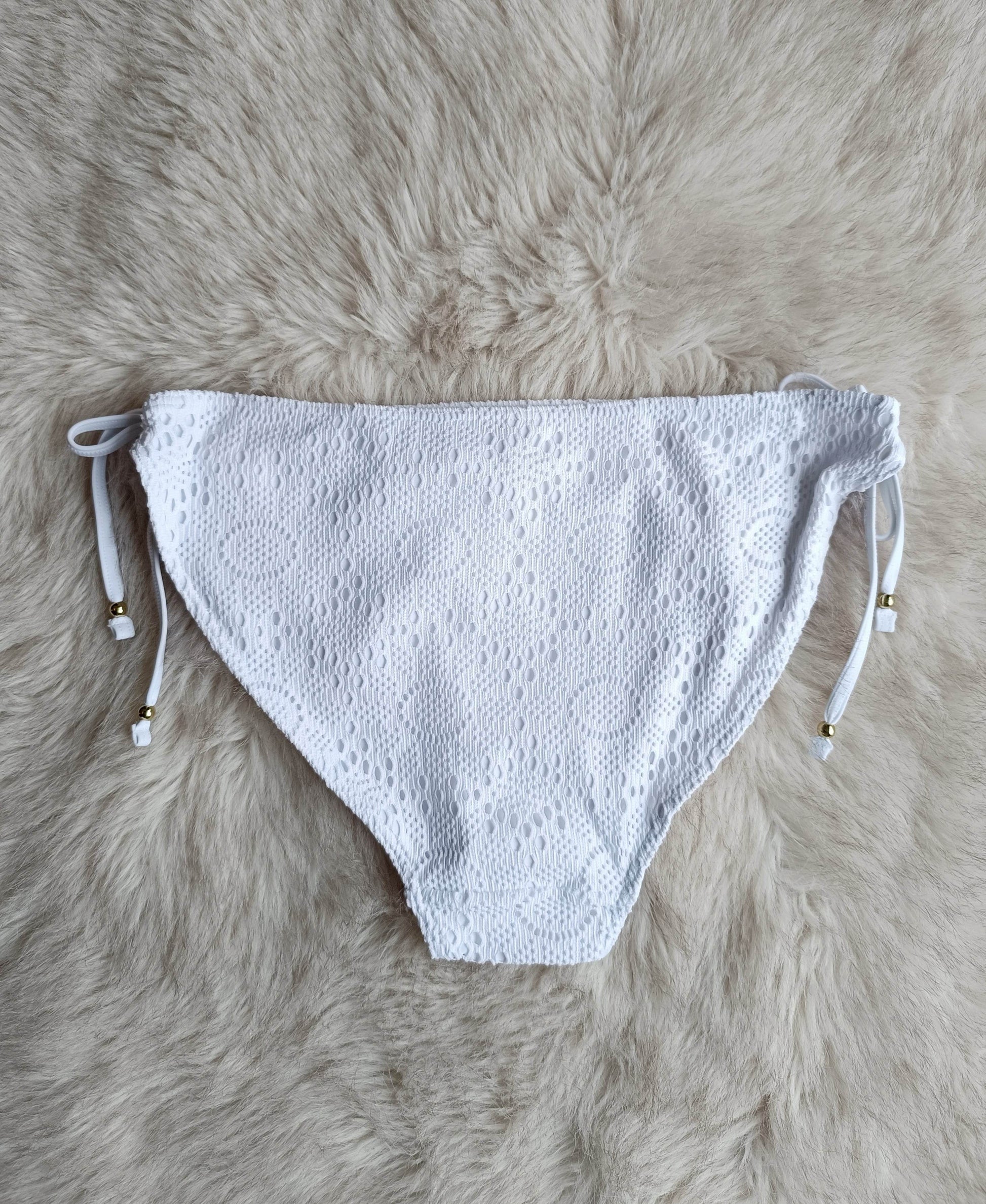 Lepel Summer Days white tie side bikini swim bottom