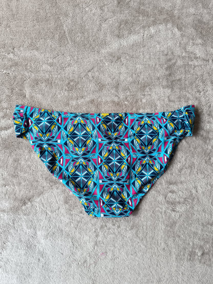 Jecca Aztec Print Gathered Bikini Brief - Cleo Swim