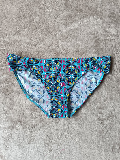Jecca Aztec Print Gathered Bikini Brief - Cleo Swim
