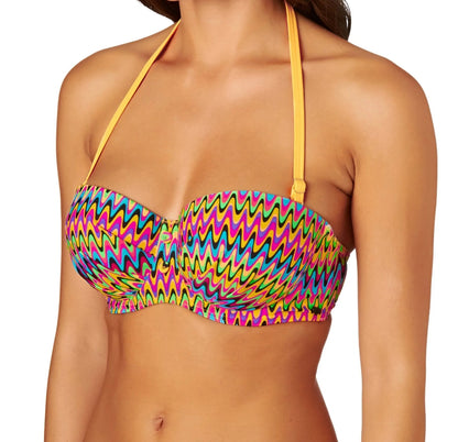Lepel Bikini Tops - Lepel India Moulded Bandeau Bikini Top - Coral