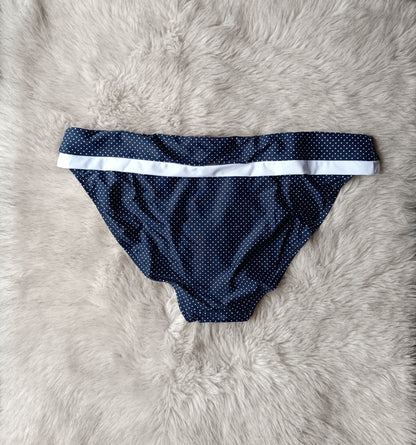 Panache Britt  Fold Bikini Pant Navy Spot