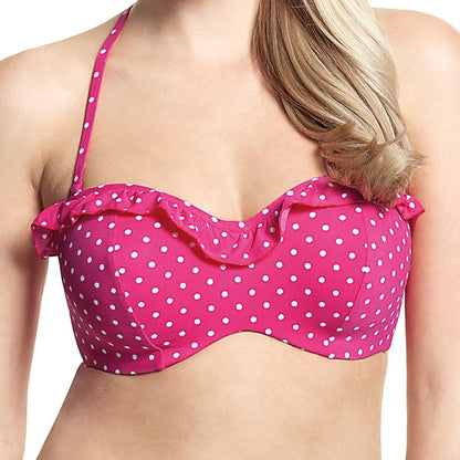Panache Cleo Betty Bandeau Bikini Bra Pink