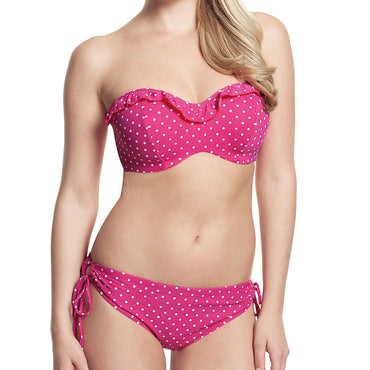Panache Cleo Betty Bandeau Bikini Bra Pink