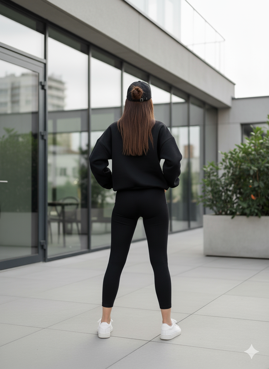 Issamatch Black Tracksuit – Sleek & Versatile Two-Piece Athletic Set - Biamonde