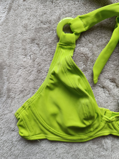Curvy Kate Ocean Drive Halterneck Bikini Top, Chameleon