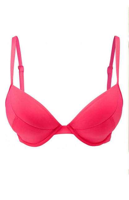 Panache Cleo By Dolly Plunge Strawberry Bikini Top